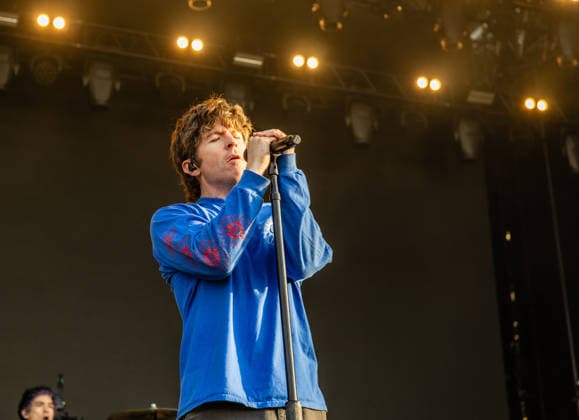 Turnstile live at Syd For Solen 2026 Copenhagen, Denmark. 14th, August 2026. The American hardcore punk band Turnstile performs a live concert during the Danish music festival Syd For Solen 2026 in Copenhagen. Here vocalist Brendan Yates is seen live on stage. Denmark, Copenhagen  Copyright: xGonzalesxPhoto ErlingxBrodersenx