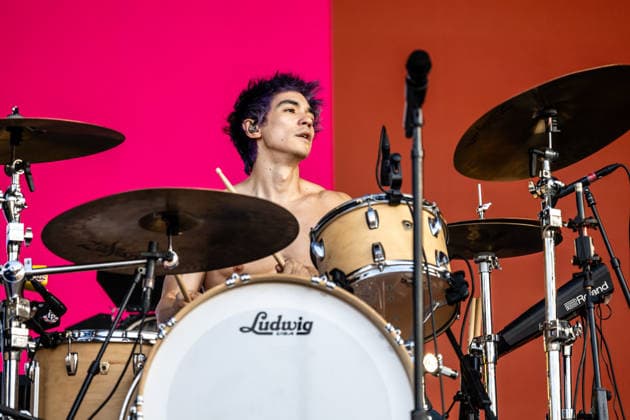Turnstile live at Syd For Solen 2026 Copenhagen, Denmark. 14th, August 2026. The American hardcore punk band Turnstile performs a live concert during the Danish music festival Syd For Solen 2026 in Copenhagen. Here drummer Daniel Fang is seen live on stage. Denmark, Copenhagen  Copyright: xGonzalesxPhoto ErlingxBrodersenx