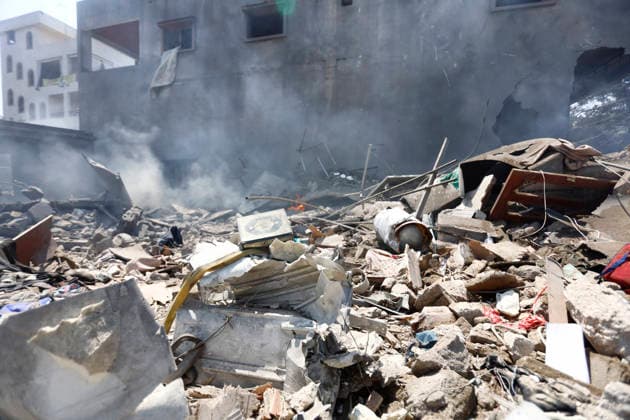 August 15, 2026, Nabatieh District, South Lebanon, lebanon: An Israeli warplane carried out a heavy airstrike on the outskirts of Deir al-Zahrani in southern Lebanon, reportedly targeting a two-story building. LebanonÃ¢â‚¬â ¢s Ministry of Health said in an initial toll that two people were killed and nine others injured in the strike. Nabatieh District lebanon - ZUMAb339 20260815_znp_b339_004 Copyright: xAbdulxKaderxAlxBayx