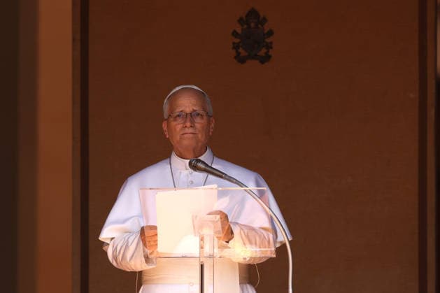 IPA87496342 - Vatican City - Italy, August 15, 2026: Pope Leo XIV presides over the Angelus on the Solemnity of the Assumption from the Apostolic Palace in a town in the Castelli Romani region.  Copyright: xmarcoxiacobuccix xmarcoxiacobuccix 87496342