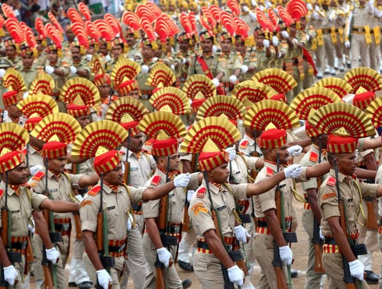 News Bilder des Tages (260815) -- BHOPAL, Aug. 15, 2026 -- Indian police officers take part in India s Independence Day celebrations in Bhopal, India s Madhya Pradesh state, Aug. 15, 2026. (Str Xinhua) INDIA-BHOPAL-INDEPENDENCE DAY CELEBRATIONS JavedxDar 