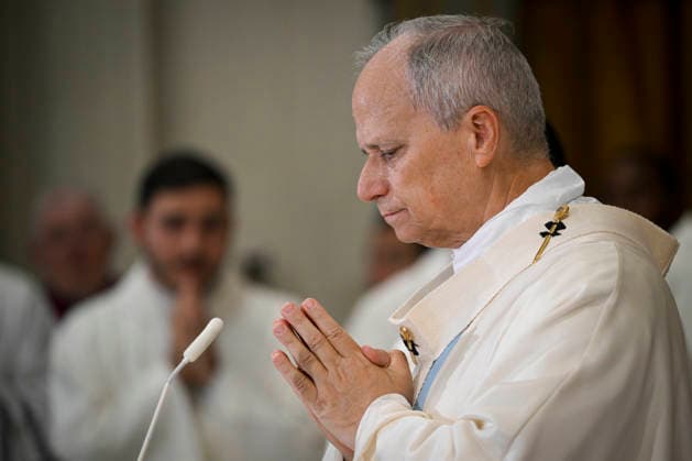 ITALY - POPE LEO XIV PRESIDES OVER THE HOLY MASS FOR THE SOLEMNITY OF THE ASSUMPTION OF THE BLESSED VIRGIN MARY , IN THE PONTIFICAL PARISH OF SAINT THOMAS OF VILLANOVA ) IN SUMMER PAPAL ESTATE OF CASTEL GANDOLFO - 2026 8 15 Italy, Castel Gandolfo , Vatican, 2026 8 15 Pope Leo XIV presides over the Holy Mass for the Solemnity of the Assumption of the Blessed Virgin Mary, in the Parrocchia Pontificia di San Tommaso da Villanova (Pontifical Parish of Saint Thomas of Villanova) in the summer papal estate in Castel Gandolfo, southeast of Rome EDITORIAL USE ONLY - NO BOOKS Copyright: xVATICANxMEDIAx