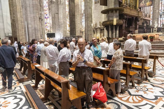 IPA87498819 - Milan, August 15, 2026, Pontifical Mass for the Assumption of Mary  Copyright: xFrancescoxEnriquezx xFrancescoxEnriquezx 87498819
