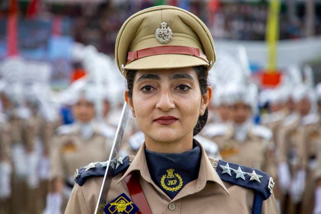 August 15, 2026, Srinagar, Jammu And Kashmir, India: A members of the Indian armed forces stands in formation during a ceremony marking India™s 80th Independence Day at Bakshi Stadium in Srinagar, the summer capital of Jammu and Kashmir. The ceremony included the unfurling of the national flag, a ceremonial parade and cultural performances. Srinagar India - ZUMAs197 20260815_aaa_s197_037 Copyright: xFaisalxBashirx
