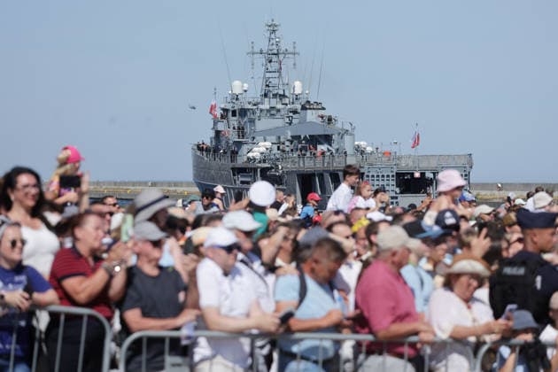 Polish Armed Forces Day celebrations Photo: Karol Strzelecki East News Central naval military parade on the waters of Gdansk Bay marking the Polish Armed Forces Day and 106th anniversary of 1920 victory over Soviet Russia at the Battle of Warsaw during the Polish?Soviet War on August 15, 2026 in Gdynia, Poland. EN_01682637_0057 