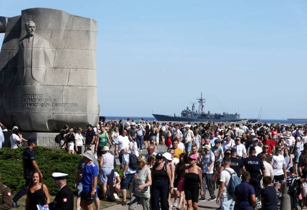 Polish Armed Forces Day celebrations Photo: Karol Strzelecki East News Central naval military parade on the waters of Gdansk Bay marking the Polish Armed Forces Day and 106th anniversary of 1920 victory over Soviet Russia at the Battle of Warsaw during the Polish?Soviet War on August 15, 2026 in Gdynia, Poland. EN_01682637_0074 