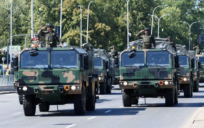 Polish Armed Forces Day celebrations Photo: Pawel Wodzynski East News Central military parade marking the Polish Armed Forces Day and 106th anniversary of 1920 victory over Soviet Russia at the Battle of Warsaw during the Polish?Soviet War on August 15, 2026 in Warsaw, Poland. EN_01682638_0323 