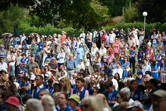 AUGUST 15, LOURDES, BASTIEN ARBERET, MAXPPP, 153rd National Assumption Pilgrimage, Mass on the Meadow for August 15, 2026, at the Sanctuary of Our Lady of Lourdes, Hautes-Pyrénées 153rd National Assumption Pilgrimage: Mass on the Meadow for August 15, 2026, at the Sanctuary of Our Lady of Lourdes, Hautes-Pyrénées LOURDES HAUTES-PYRÉNÉES FRANCE  Copyright: xBASTIENxARBERET MAXPPP MAXPPPxBASTIENxARBERETx ARB_4464 ARBx4464