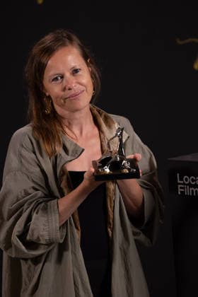 August 15, 2026, Locarno, Switzerland: Beatrice Gibson, Best Emerging Director Awards photocall 79th Locarno Film Festival Locarno Switzerland  - ZUMAf197 20260815_zep_f197_002 Copyright: xLucaxFazzolarix