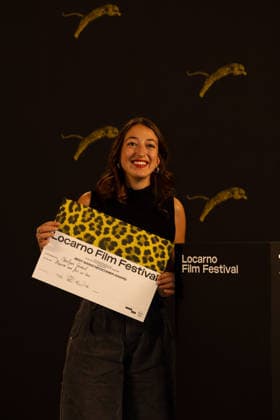August 15, 2026, Locarno, Switzerland: Charlyne Genoud Best Swiss Newcomer awards photocall 79th Locarno Film Festival Locarno Switzerland - ZUMAf197 20260815_zep_f197_005 Copyright: xLucaxFazzolarix