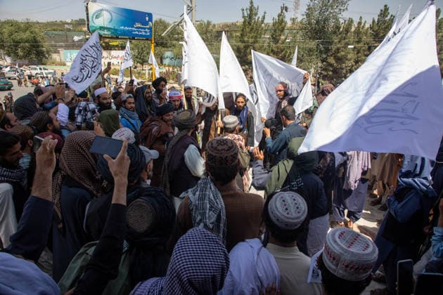 Taliban marks fifth anniversary of return to power in Afghanistan KABUL, AFGHANISTAN - AUGUST 15: Taliban supporters take part in street celebrations marking the fifth anniversary of the group s return to power following the withdrawal of U.S. and NATO forces in Kabul, Afghanistan on August 15, 2026. Hafizullah Habib Anadolu Kabul Afghanistan. Editorial use only. Please get in touch for any other usage.  Copyright: x2026xAnadoluxHafizullahxHabibx
