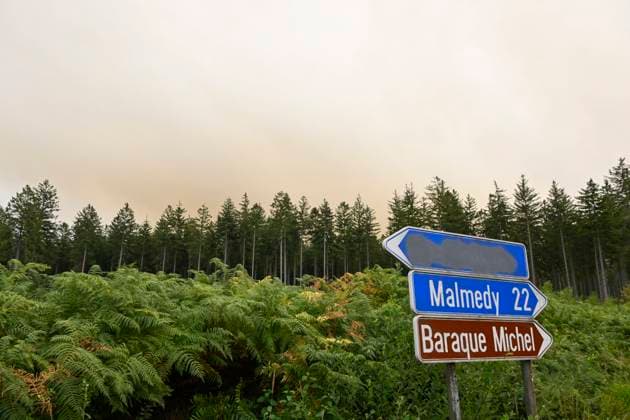 Fire in the Belgian High Fens JALHAY, BELGIUM - AUGUST 15 : An important fire has broken out in the Belgian High Fens on August 15, 2026 in Jalhay, Belgium, 15 08 2026 Jalhay Belgium  Copyright: xDhax