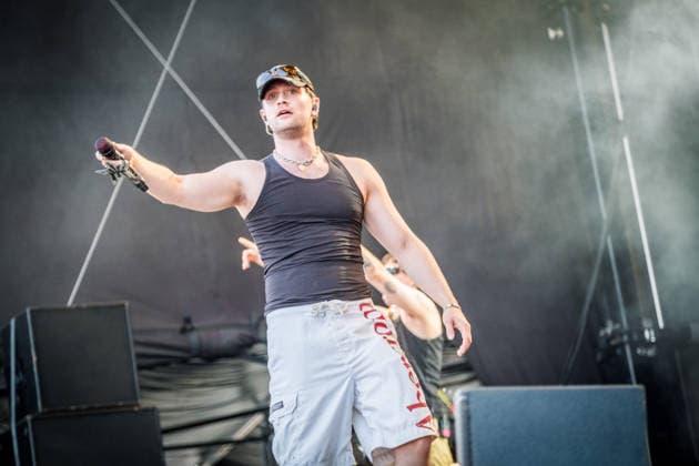 Der deutsche Pop Hip Hopper Ritter Lean mit Band am zweiten Tag des Highfield 2026. (Adrian Julius Tillmann) Highfield - Tag 2 - Ritter Lean *** German pop-hip-hop artist Ritter Lean with his band on the second day of Highfield 2026 Adrian Julius Tillmann Highfield Day 2 Ritter Lean