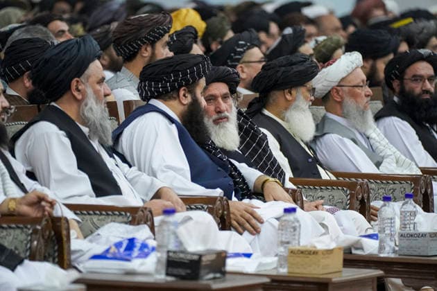 Taliban Fifth Anniversary Official Ceremony Kabul Afghanistan Taliban officials sit in the audience during a ceremony at the Loya Jirga Tent marking the fifth anniversary of the Taliban™s return to power in Kabul, Afghanistan, on August 15, 2026. The event commemorates the government s takeover following the withdrawal of United States forces. Kabul Kabul Afghanistan Copyright: xJavidxAshnax