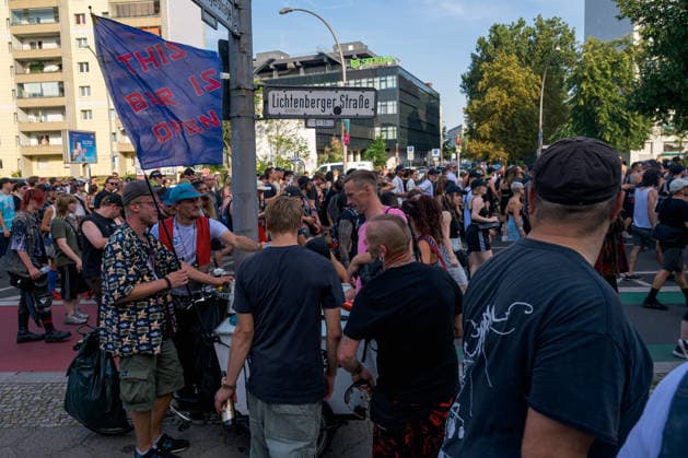 August 15, 2026, Berlin, Berlin, Germany: Hundreds of people marched and danced in the streets of Berlin to electronic dance music during the annual Ã¢â‚¬oeFuck ParadeÃ¢â‚¬Â on Aug. 15, 2026. The Fuck Parade as political demonstration protests the increased commercialization of BerlinÃ¢â‚¬â ¢s club culture. Berlin Germany  - ZUMAk201 20260815_zip_k201_019 Copyright: xNikosxKanistrasx