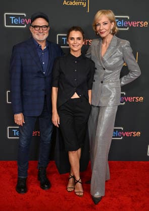 Televerse 2026 - Day 2 Bradley Whitford, Keri Russell and Allison Janney arriving to Televerse 2026 - Day 2 held at the JW Marriot Hotel on August 15, 2026 in Los Angeles, CA. Los Angeles JW Marriot Hotel at L.A. Live California USA Copyright: xLeexWattx xAFF-USA.COMx