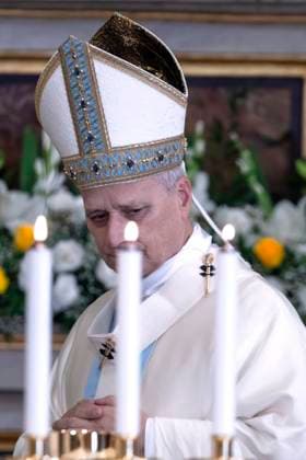 August 15, 2026, Castel Gandolfo, Lazio, Italy: Pope Leo XIV celebrates a Mass for the Solemnity of the Assumption of the Blessed Virgin Mary, in the Parish of San Tommaso Da Villanova in Castel Gandolfo, near Rome.Pope Leo XIV celebrates a Mass for the Solemnity of the Assumption of the Blessed Virgin Mary, in the Parish of San Tommaso da Villanova in Castel Gandolfo Castel Gandolfo Italy - ZUMAs197 20260815_aaa_s197_292 Copyright: xMariaxGraziaxPicciarellax