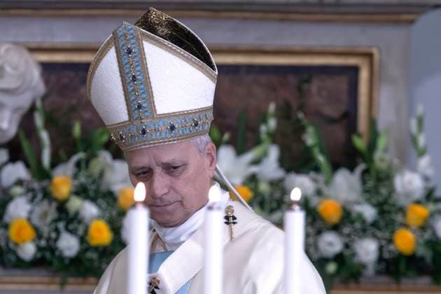 August 15, 2026, Castel Gandolfo, Lazio, Italy: Pope Leo XIV celebrates a Mass for the Solemnity of the Assumption of the Blessed Virgin Mary, in the Parish of San Tommaso Da Villanova in Castel Gandolfo, near Rome.Pope Leo XIV celebrates a Mass for the Solemnity of the Assumption of the Blessed Virgin Mary, in the Parish of San Tommaso da Villanova in Castel Gandolfo Castel Gandolfo Italy - ZUMAs197 20260815_aaa_s197_299 Copyright: xMariaxGraziaxPicciarellax
