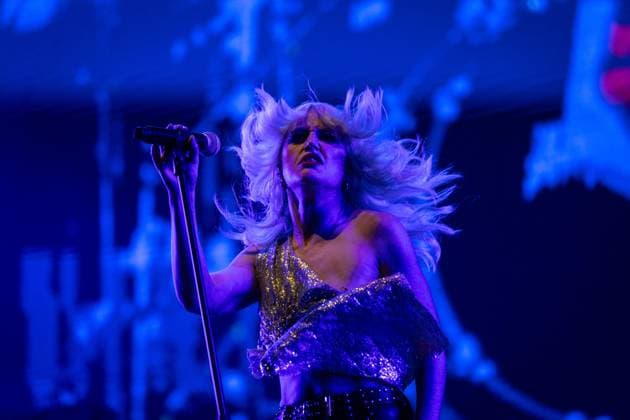 Amyl and The Sniffers at Vodafone Paredes de Coura 2026 in Portugal - 16 Aug Amy Taylor and the Australian punk rock band Amyl and The Sniffers perform on the main stage during the final day of Vodafone Paredes de Coura. Paredes de Coura Portugal Copyright: xDiogoxBaptistax xSOPAxImagesx R6M15633