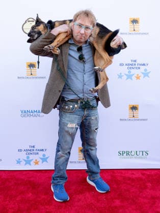 August 15, 2026, Studio City, California, USA: MAX PLANK and American autistic activist, filmmaker and actor ALEX PLANK, 40, attends 14th Annual Ed Asner & Friends Poker Tournament. Studio City USA  - ZUMAb173 20260815_aap_b173_023 Copyright: xBillyxBennightx