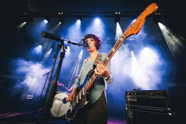 Horsegirl live at Syd For Solen 2026 Copenhagen, Denmark. 15th, August 2026. The American rock band Horsegirl performs a live concert during the Danish music festival Syd For Solen 2026 in Copenhagen. Here singer and musician Penelope Lowenstein is seen live on stage. Denmark, Copenhagen  Copyright: xGonzalesxPhoto ChristianxHjorthx