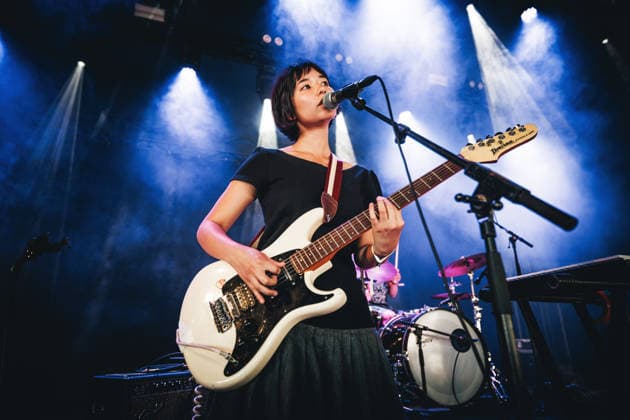 Horsegirl live at Syd For Solen 2026 Copenhagen, Denmark. 15th, August 2026. The American rock band Horsegirl performs a live concert during the Danish music festival Syd For Solen 2026 in Copenhagen. Here singer and guitarist Nora Cheng is seen live on stage. Denmark, Copenhagen  Copyright: xGonzalesxPhoto ChristianxHjorthx