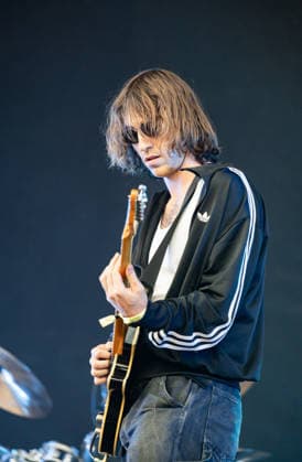 Geese live at Syd For Solen 2026 Copenhagen, Denmark. 15th, August 2026. The American rock band Geese performs a live concert during the Danish music festival Syd For Solen 2026 in Copenhagen. Here singer and musician Cameron Winter is seen live on stage. Denmark, Copenhagen  Copyright: xGonzalesxPhoto ErlingxBrodersenx