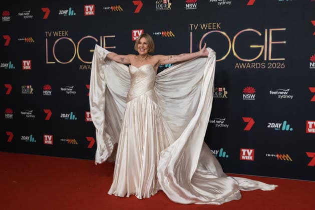LOGIE AWARDS SYDNEY 2026, Julia Morris attends the red carpet during the 2026 Logie Awards at the Star in Sydney, Sunday, August 16, 2026. ( NO ARCHIVING Sydney New South Wales Australia  Copyright: xANNAxKUCERAx 20260816199256691679