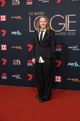 LOGIE AWARDS SYDNEY 2026, Tim Minchin attends the red carpet during the 2026 Logie Awards at the Star in Sydney, Sunday, August 16, 2026. ( NO ARCHIVING Sydney New South Wales Australia  Copyright: xANNAxKUCERAx 20260816110481568019