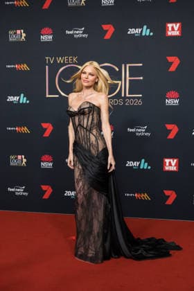 LOGIE AWARDS SYDNEY 2026, Sophie Monk attends the red carpet during the 2026 Logie Awards at the Star in Sydney, Sunday, August 16, 2026. ( NO ARCHIVING Sydney New South Wales Australia  Copyright: xANNAxKUCERAx 20260816166450202829