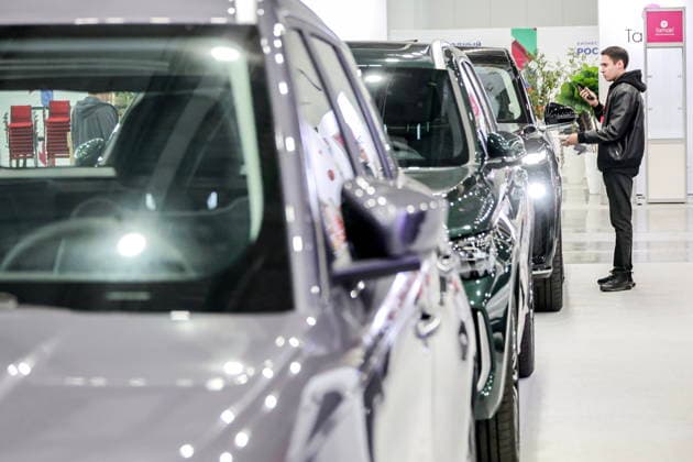 RUSSIA, REPUBLIC OF TATARSTAN - AUGUST 16, 2026: Cars in the Kazan Expo International Exhibition Centre in Bolshiye Kabany during the 4th Sprouts Business Forum titled Sprouts: Russia and China – Mutually Beneficial Cooperation scheduled for 16-19 August 2026. Yevgeny Messman TASS Host Photo Agency  96243427