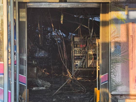 RUSSIA, DONETSK PEOPLE S REPUBLIC - AUGUST 16, 2026: A view of the damaged Galaktika shopping centre after a Ukrainian drone tack. Dmitry Yagodkin TASS  96249314