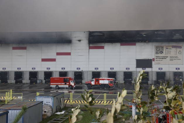 Ukrainian drone attack on Moscow MOSCOW, RUSSIA - AUGUST 16: Firefighters try to extinguish the fires which broke out from a distribution warehouse near Moscow, Russia after Ukraine s drone attack on August 16, 2026. At least seven people were killed and 13 injured in Ukrainian drone attacks across Russia, while three people were killed and 23 injured in Russian strikes across Ukraine, officials on both sides. Stringer Anadolu Moscow Russia. Editorial use only. Please get in touch for any other usage.  Copyright: x2026xAnadoluxStringerx