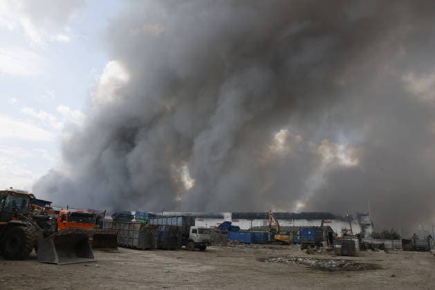 Ukrainian drone attack near Moscow MOSCOW, RUSSIA - AUGUST 16: Black smoke is seen rising from a distribution warehouse near Moscow, Russia after Ukraine s drone attack on August 16, 2026. Stringer Anadolu Moscow Russia. Editorial use only. Please get in touch for any other usage.  Copyright: x2026xAnadoluxStringerx