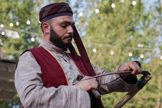 ARMENIA, YEREVAN - AUGUST 16, 2026: A man takes part in Yerevan Taraz Fest 2026, an annual festival promoting Armenian culture and traditional costumes. Alexander Patrin TASS  96253577