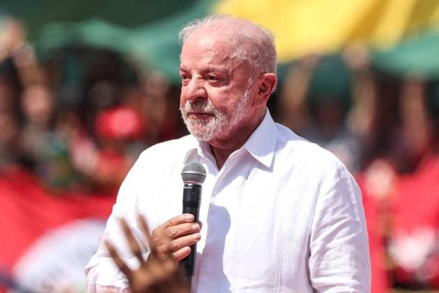 President Lula begins his reelection campaign in Sao Bernardo do Campo. Sao Bernardo do Campo, SP. 08 16 2026 - Elections - Brazil - Launch event for the re-election campaign of President Luiz Inacio Lula da Silva (PT), at the Primeiro de Maio Municipal Stadium, in Vila Euclides, Sao Bernardo do Campo, metropolitan region of Sao Paulo, this Sunday, August 16, 2026.(Foto: Marina Uezima Brazil Photo Press Brazil Photo Press) INTERNATIONAL Sao Bernardo do Campo Sao Paulo Brasil Copyright: xMarinaxUezimax