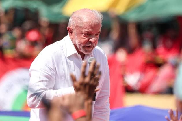 President Lula begins his reelection campaign in Sao Bernardo do Campo. Sao Bernardo do Campo, SP. 08 16 2026 - Elections - Brazil - Launch event for the re-election campaign of President Luiz Inacio Lula da Silva (PT), at the Primeiro de Maio Municipal Stadium, in Vila Euclides, Sao Bernardo do Campo, metropolitan region of Sao Paulo, this Sunday, August 16, 2026.(Foto: Marina Uezima Brazil Photo Press Brazil Photo Press) INTERNATIONAL Sao Bernardo do Campo Sao Paulo Brasil Copyright: xMarinaxUezimax