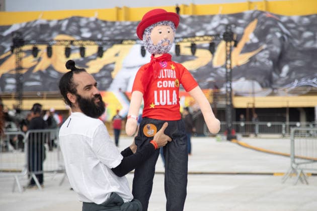 SaO BERNARDO DO CAMPO, SP - 16.08.2026: LULA ONDE TUDO COMEcOU - President Luiz Inacio Lula da Silva begins his campaign for re-election in the 2026 Elections with the event Lula Where It All Began, held on Sunday morning (16) at the Primeiro de Maio Stadium, in Sao Bernardo do Campo, SP. The former Vila Euclides Stadium was the stage for the strike movements in which Lula emerged as a political leader. x2999063x  RodileixMorais