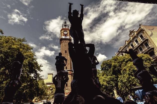 August 16, 2026, Barcelona, Catalonia, Spain: Members of the Castellers de la Vila de Gracia build human pillars during the Festa Major de Gro cia. Barcelona Spain - ZUMAo105 20260816_fap_o105_039 Copyright: xMatthiasxOesterlex