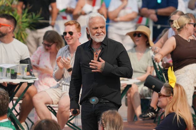 ZDF-Fernsehgarten 2026. Nino de Angelo im ZDF Fernsehgarten mit dem Motto Italo-Schlager am 16.08.2026 in Mainz. Mainz ZDF Fernsehgarten Rheinland-Pfalz *** ZDF Fernsehgarten 2026: Nino de Angelo at the ZDF Fernsehgarten, themed Italo Schlager, on August 16, 2026, in Mainz, Rhineland-Palatinate, ZDF Fernsehgarten