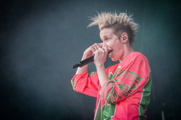 Die Deutsche Rockmusikerin Deine Cousine (Ina Bredehorn) am dritten Festival Tag des Highfield 2026 Highfield 2026 -Tag 3 - Deine Cousine *** German rock musician Deine Cousine Ina Bredehorn on the third day of the Highfield 2026 festival Highfield 2026 Day 3 Deine Cousine