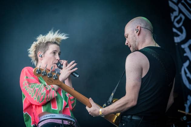 Die Deutsche Rockmusikerin Deine Cousine (Ina Bredehorn) am dritten Festival Tag des Highfield 2026 Highfield 2026 -Tag 3 - Deine Cousine *** German rock musician Deine Cousine Ina Bredehorn on the third day of the Highfield 2026 festival Highfield 2026 Day 3 Deine Cousine