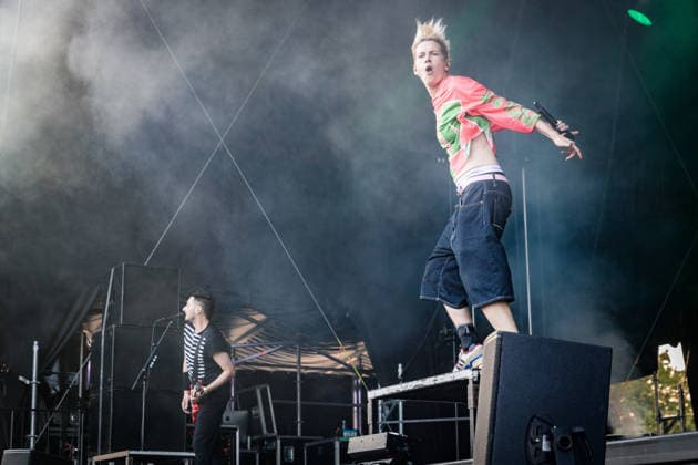 Die Deutsche Rockmusikerin Deine Cousine (Ina Bredehorn) am dritten Festival Tag des Highfield 2026 Highfield 2026 -Tag 3 - Deine Cousine *** German rock musician Deine Cousine Ina Bredehorn on the third day of the Highfield 2026 festival Highfield 2026 Day 3 Deine Cousine