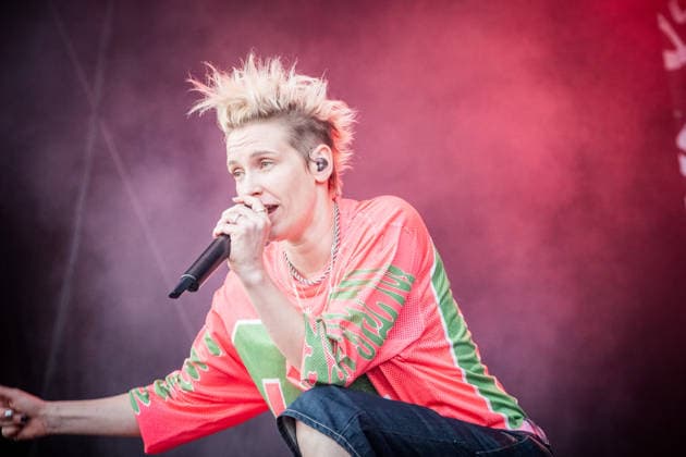 Die Deutsche Rockmusikerin Deine Cousine (Ina Bredehorn) am dritten Festival Tag des Highfield 2026 Highfield 2026 -Tag 3 - Deine Cousine *** German rock musician Deine Cousine Ina Bredehorn on the third day of the Highfield 2026 festival Highfield 2026 Day 3 Deine Cousine