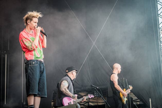 Die Deutsche Rockmusikerin Deine Cousine (Ina Bredehorn) am dritten Festival Tag des Highfield 2026 Highfield 2026 -Tag 3 - Deine Cousine *** German rock musician Deine Cousine Ina Bredehorn on the third day of the Highfield 2026 festival Highfield 2026 Day 3 Deine Cousine