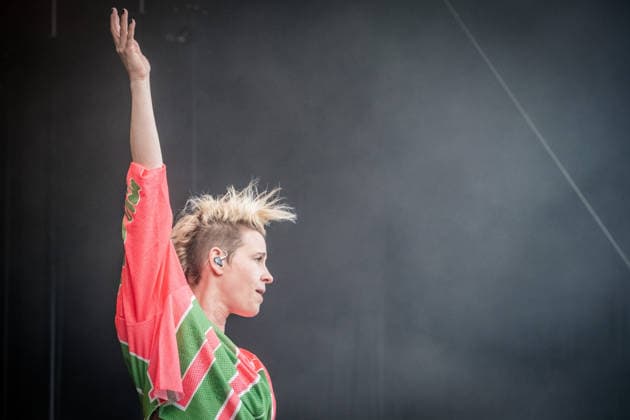 Die Deutsche Rockmusikerin Deine Cousine (Ina Bredehorn) am dritten Festival Tag des Highfield 2026 Highfield 2026 -Tag 3 - Deine Cousine *** German rock musician Deine Cousine Ina Bredehorn on the third day of the Highfield 2026 festival Highfield 2026 Day 3 Deine Cousine