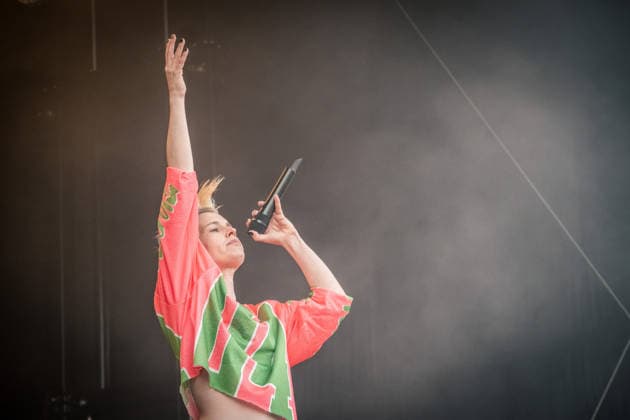 Die Deutsche Rockmusikerin Deine Cousine (Ina Bredehorn) am dritten Festival Tag des Highfield 2026 Highfield 2026 -Tag 3 - Deine Cousine *** German rock musician Deine Cousine Ina Bredehorn on the third day of the Highfield 2026 festival Highfield 2026 Day 3 Deine Cousine