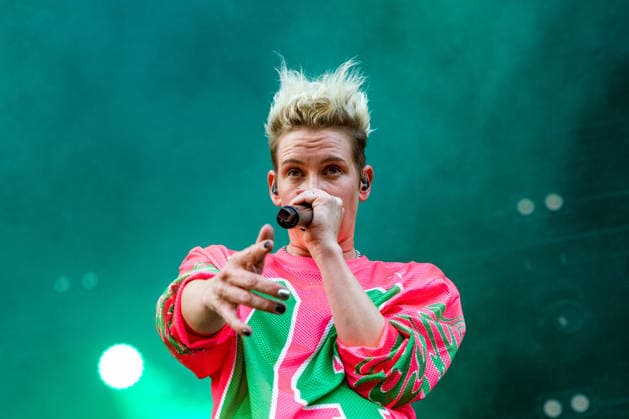 Die Deutsche Rockmusikerin Deine Cousine (Ina Bredehorn) am dritten Festival Tag des Highfield 2026 Highfield 2026 -Tag 3 - Deine Cousine *** German rock musician Deine Cousine Ina Bredehorn on the third day of the Highfield 2026 festival Highfield 2026 Day 3 Deine Cousine