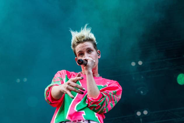 Die Deutsche Rockmusikerin Deine Cousine (Ina Bredehorn) am dritten Festival Tag des Highfield 2026 Highfield 2026 -Tag 3 - Deine Cousine *** German rock musician Deine Cousine Ina Bredehorn on the third day of the Highfield 2026 festival Highfield 2026 Day 3 Deine Cousine