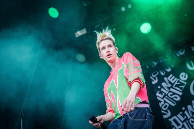 Die Deutsche Rockmusikerin Deine Cousine (Ina Bredehorn) am dritten Festival Tag des Highfield 2026 Highfield 2026 -Tag 3 - Deine Cousine *** German rock musician Deine Cousine Ina Bredehorn on the third day of the Highfield 2026 festival Highfield 2026 Day 3 Deine Cousine